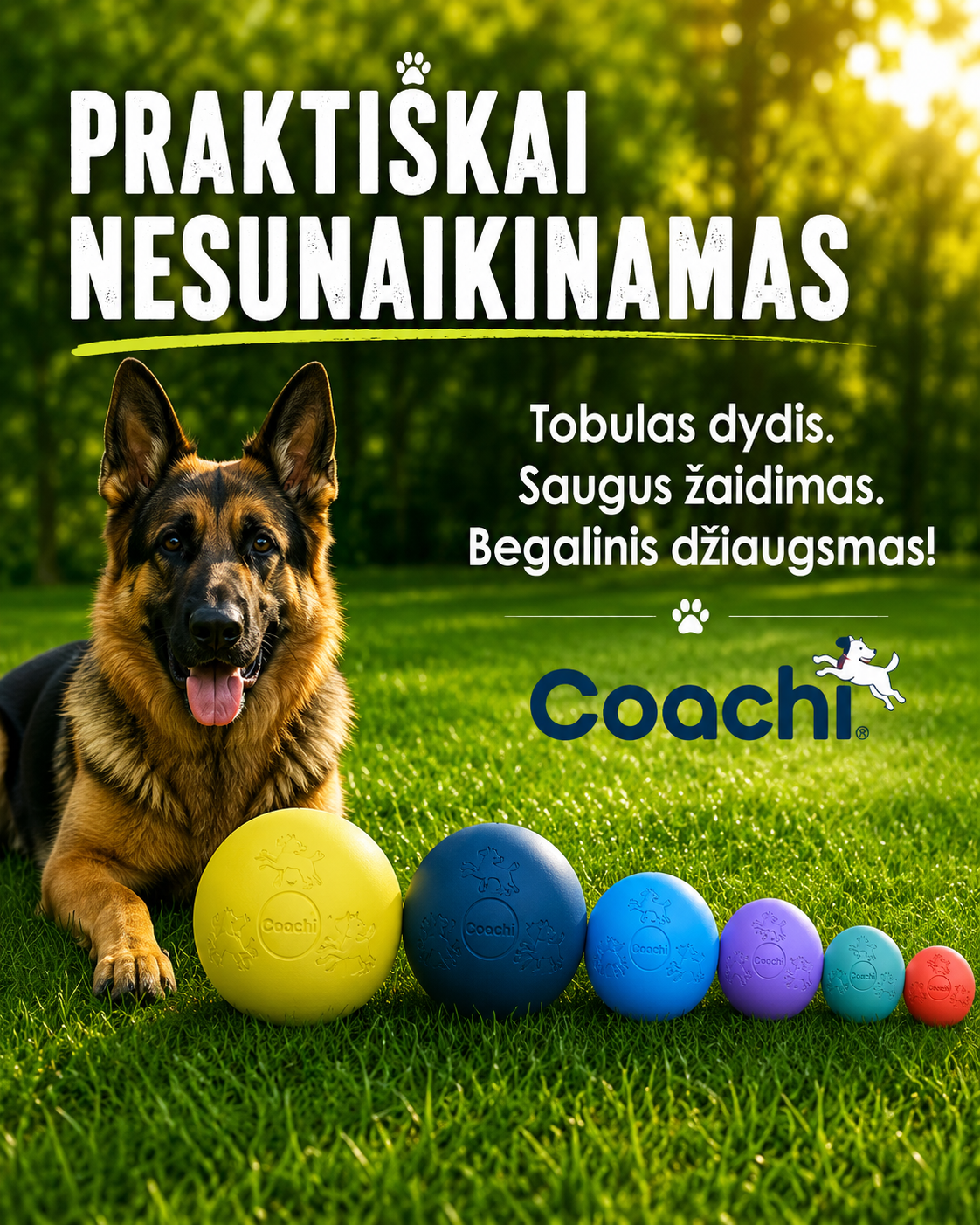 Praktiškai nesunaikinamas - Boomi ball